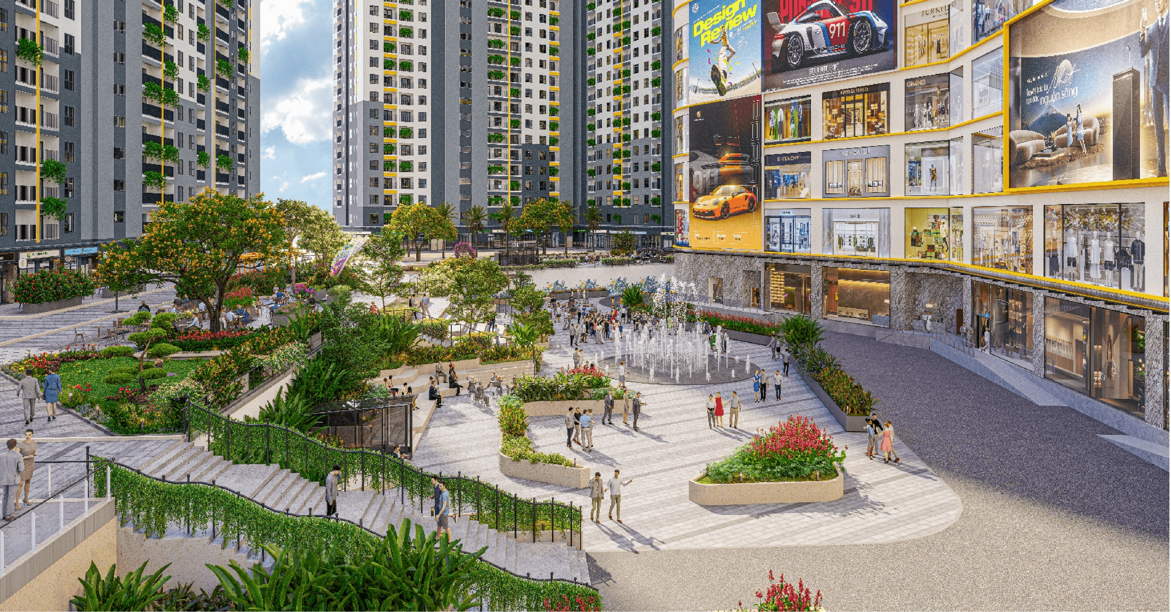 Khu Cảnh Quan Đa Tầng